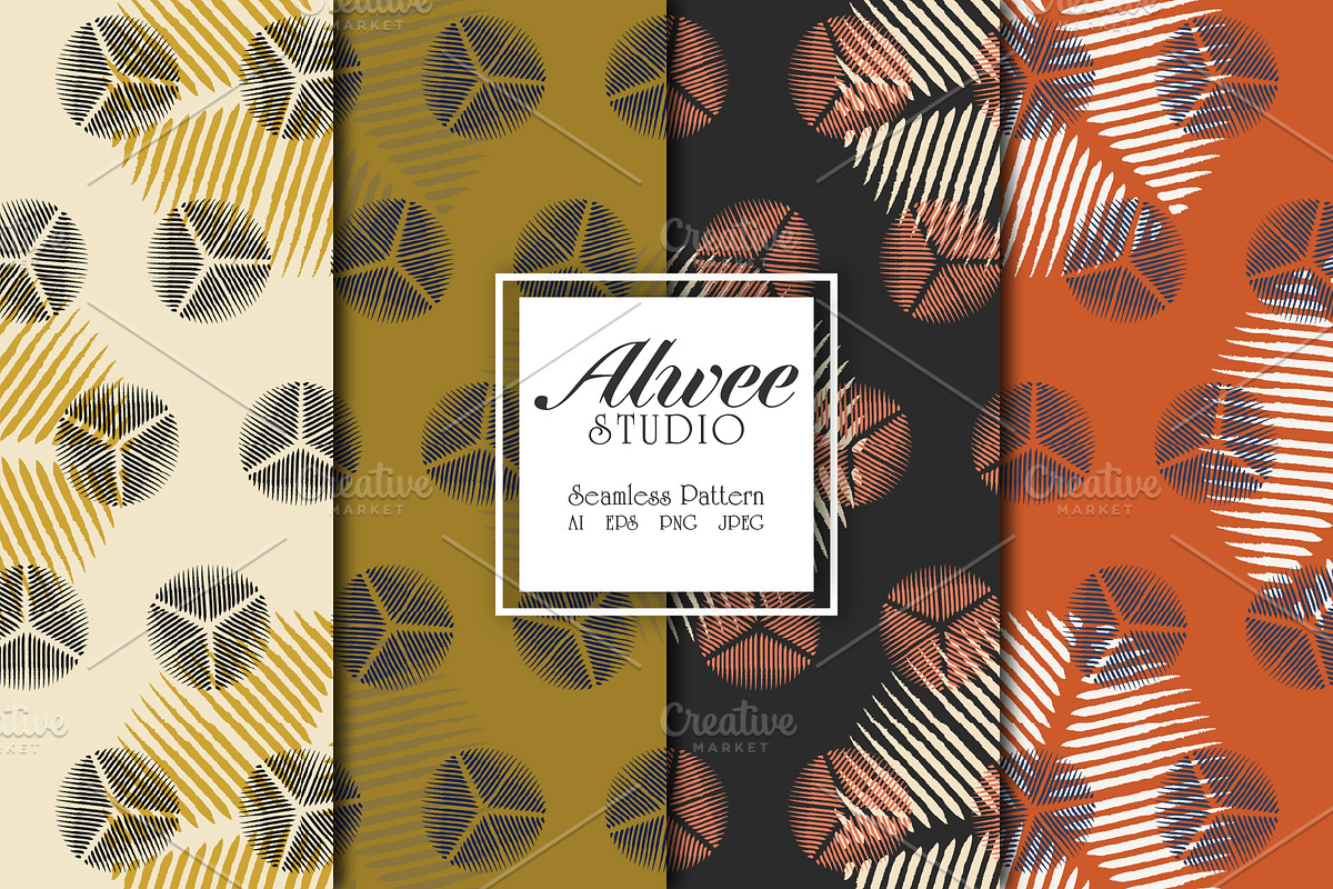 Japanese Seamless Pattern Set, a Pattern Graphic by Alwee Studio (Photo 2 of 10)