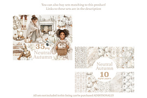 Neutral Autumn Clipart