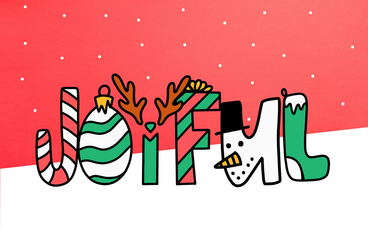Sleigh Bells - Christmas Font preview 2