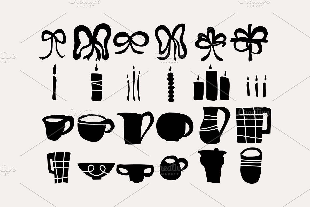 216 BAKERY CLIPART - VECTOR SHAPES, a Decorative Illustration by JuDesign (Photo 13 of 21)