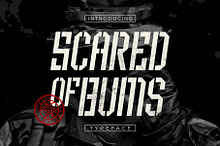 Scared of Bums Typeface