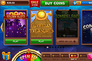 Lobby and GUI for Slots Games, an Illustration by Saranai Store (Thumbnail 2 of 10)