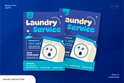 Laundry Service Flyer, a Flyer Template by Annora Studio (Thumbnail 1 of 6)