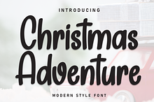 Christmas Adventure | Script Font