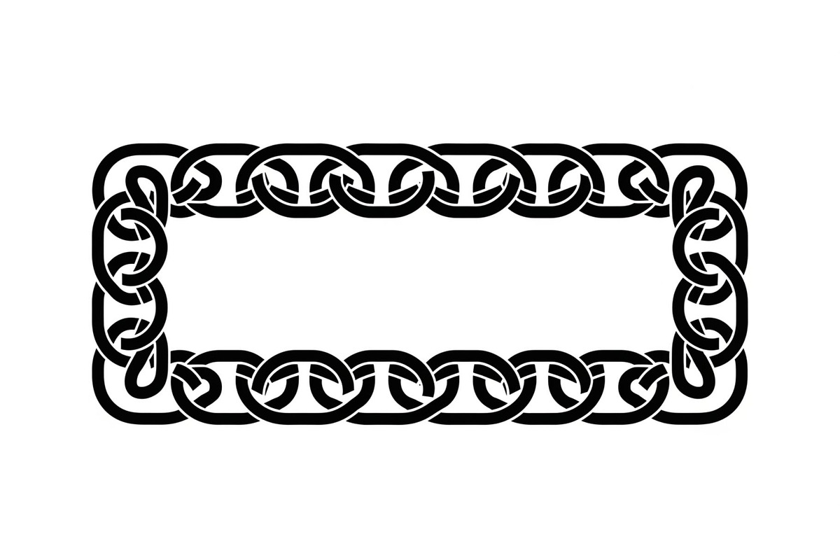 Chain Border Frame SVG Bundle, an Illustration by Designs_River (Photo 2 of 31)