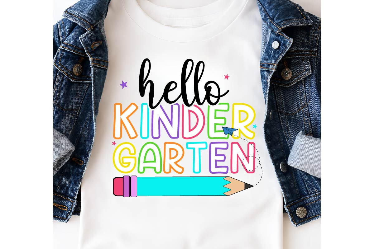 Hello Kindergarten Svg School PNG, an Object Graphic by EllaMaiyaali (Photo 2 of 4)