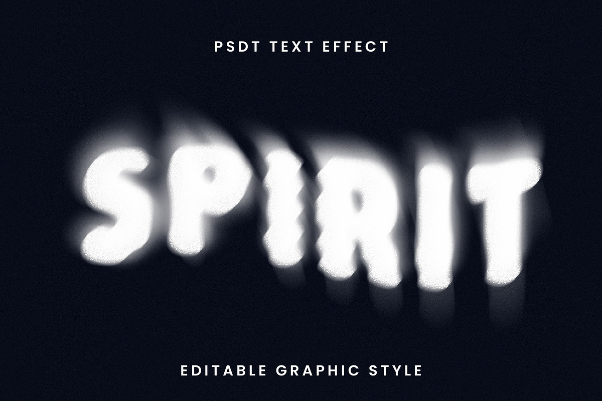 Ghostly Spirit Text Effect, a Templates & Theme by studiogstock (Photo 1 of 2)