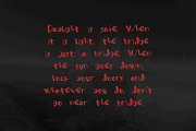 Hitdark Handwritten Font, a Handwritten Font by Maulana Creative (Thumbnail 7 of 7)