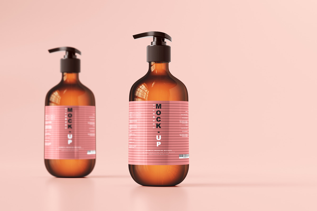 250+ Cosmetic Branding Mockup Bundle, a Cups & Container Mockup by pmvch (Photo 219 of 273)