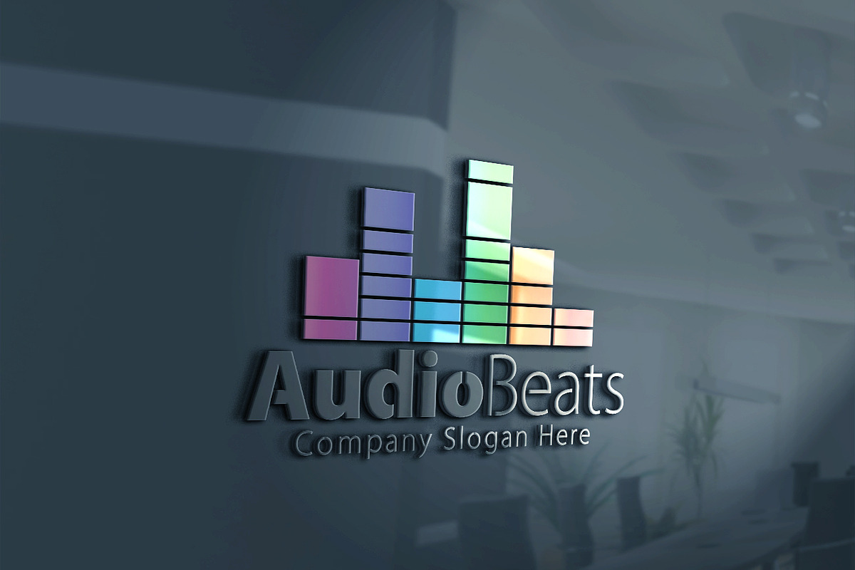 Audio Beats Logo, a Branding & Logo Template by Creative Dezing (Photo 5 of 6)