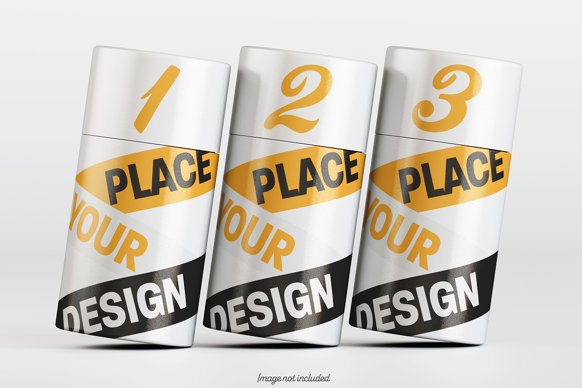 Paper tube pack mockup bundles V2, a Packaging Mockup by Ambo Ampeng (Photo 10 of 26)