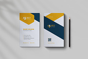Vertical Business Card Template, a Business Card Template by VectStock (Thumbnail 1 of 3)