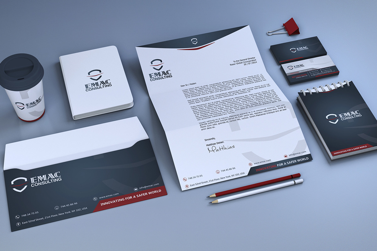 Blue Corporate Identity, a Stationery Template by Marvel (Photo 2 of 5)
