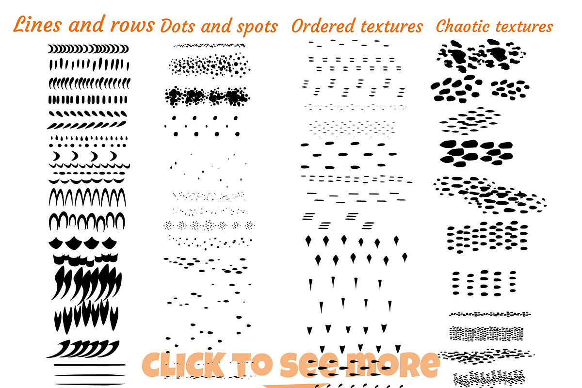 Animalistic Pack AI vector brushes preview 5