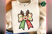 Christmas Reindeer Bow PNG, an Illustration by DreamArtGraphic (Thumbnail 2 of 5)