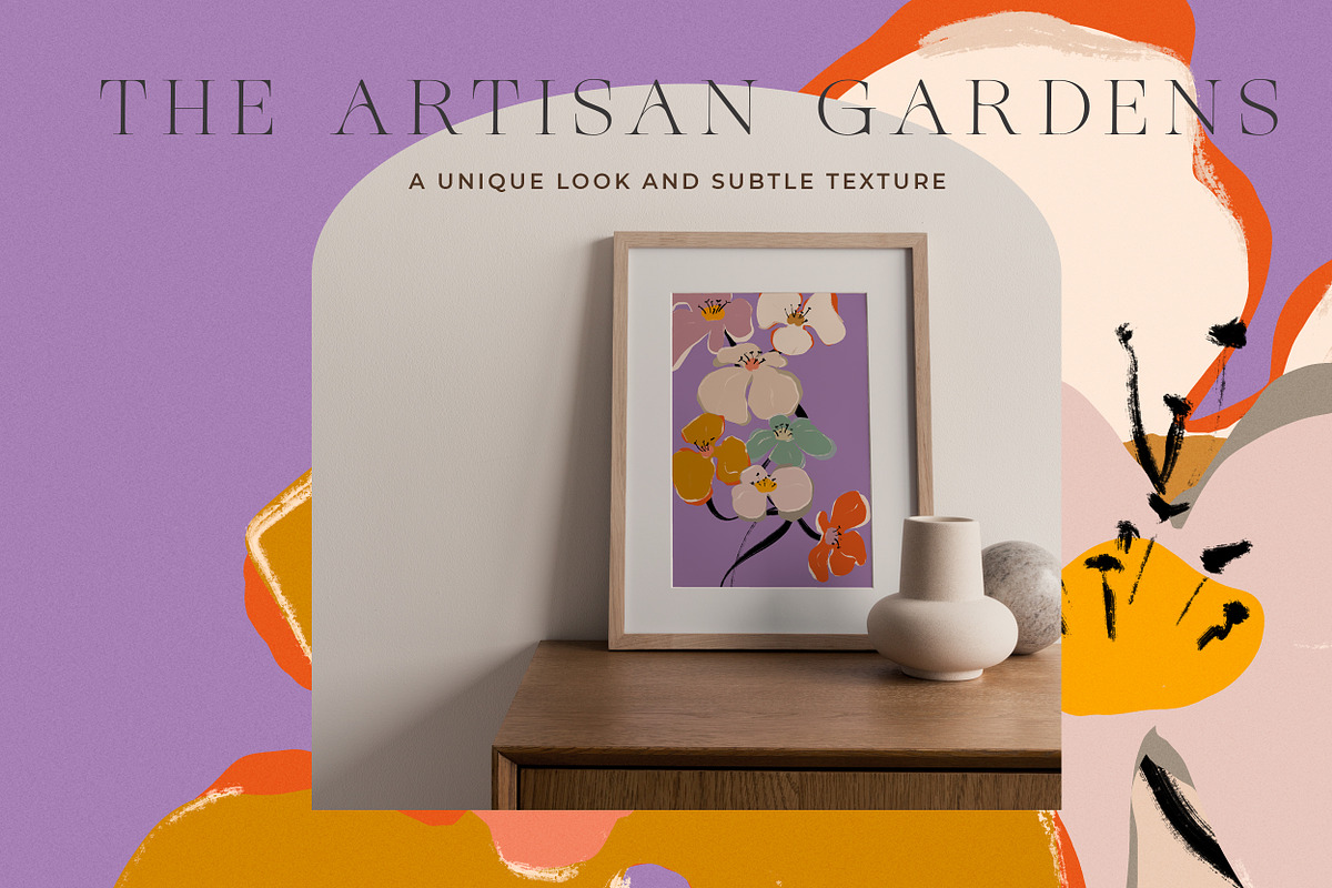 Retro Flower Autumn Poster Bundle, an Illustration by Laras Wonderland (Photo 7 of 12)