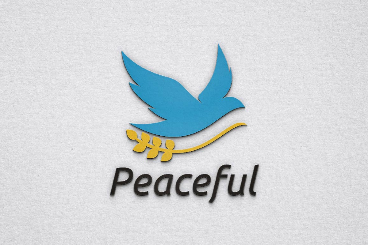 Peaceful Dove Pigeon Bird Fly Logo, a Branding & Logo Template by jongcreative (Photo 3 of 4)
