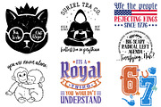 Mega Bundle of Retro Typography Bund, an Object Graphic by vintage (Thumbnail 2 of 3)