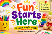 Handy Monster, a Slab Serif Font by Wow Magic (Thumbnail 6 of 6)