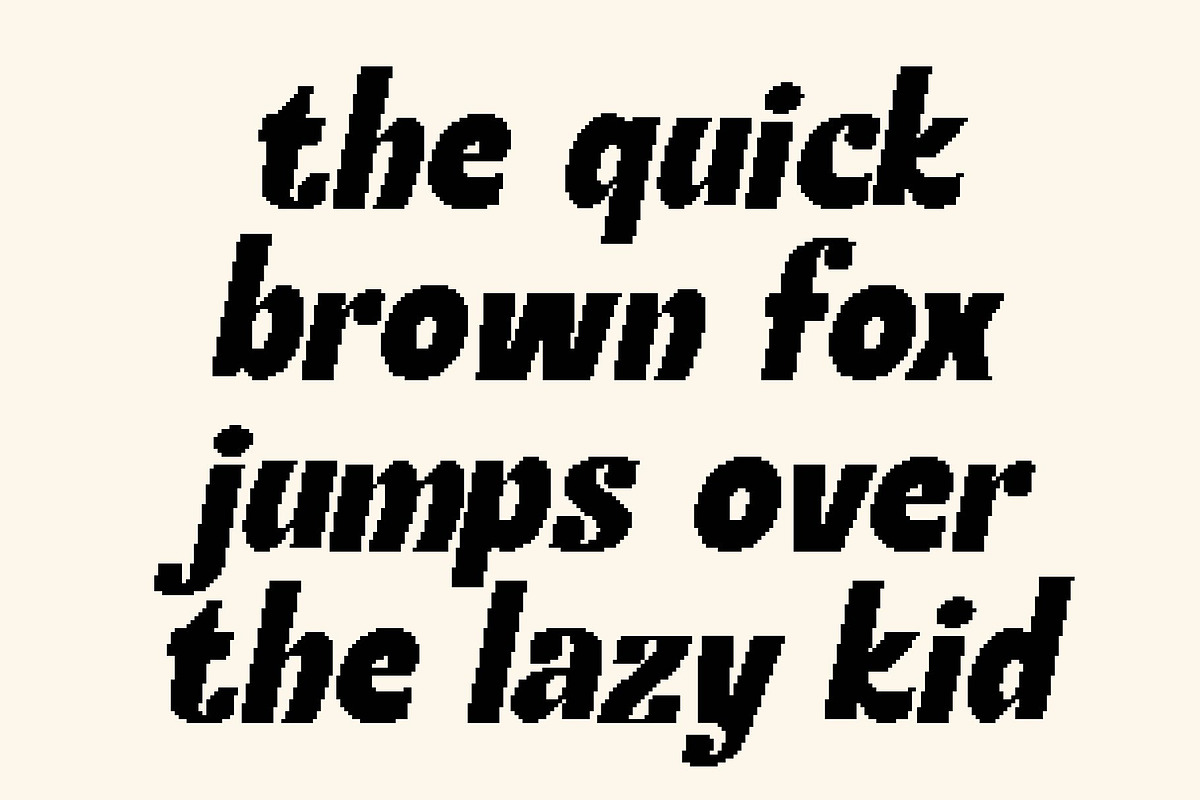CS Rihana Pixel, a Sans Serif Font by Craft Supply Co. (Photo 6 of 8)