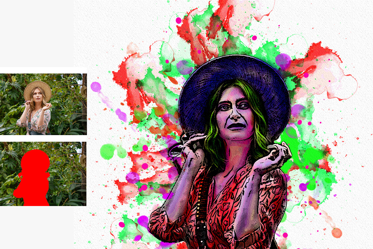 Mix Media Manipulation PS Action, an Action Add-On by MRI STUDIO (Photo 8 of 14)