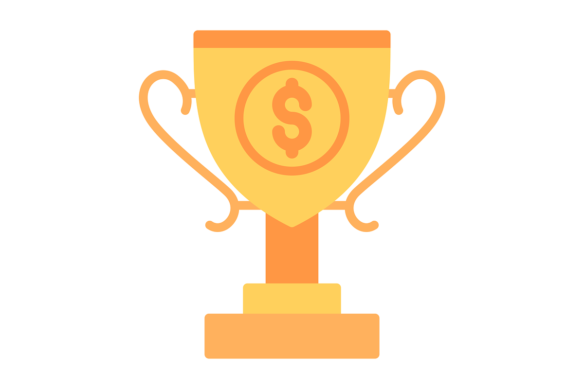 Trophy Flat Icon, a Duotone Icon by Pexelpy (Photo 2 of 2)