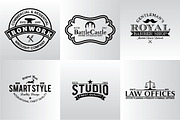 60 Vintage Badges and Logos Bundle, a Branding & Logo Template by shazi (Thumbnail 15 of 21)