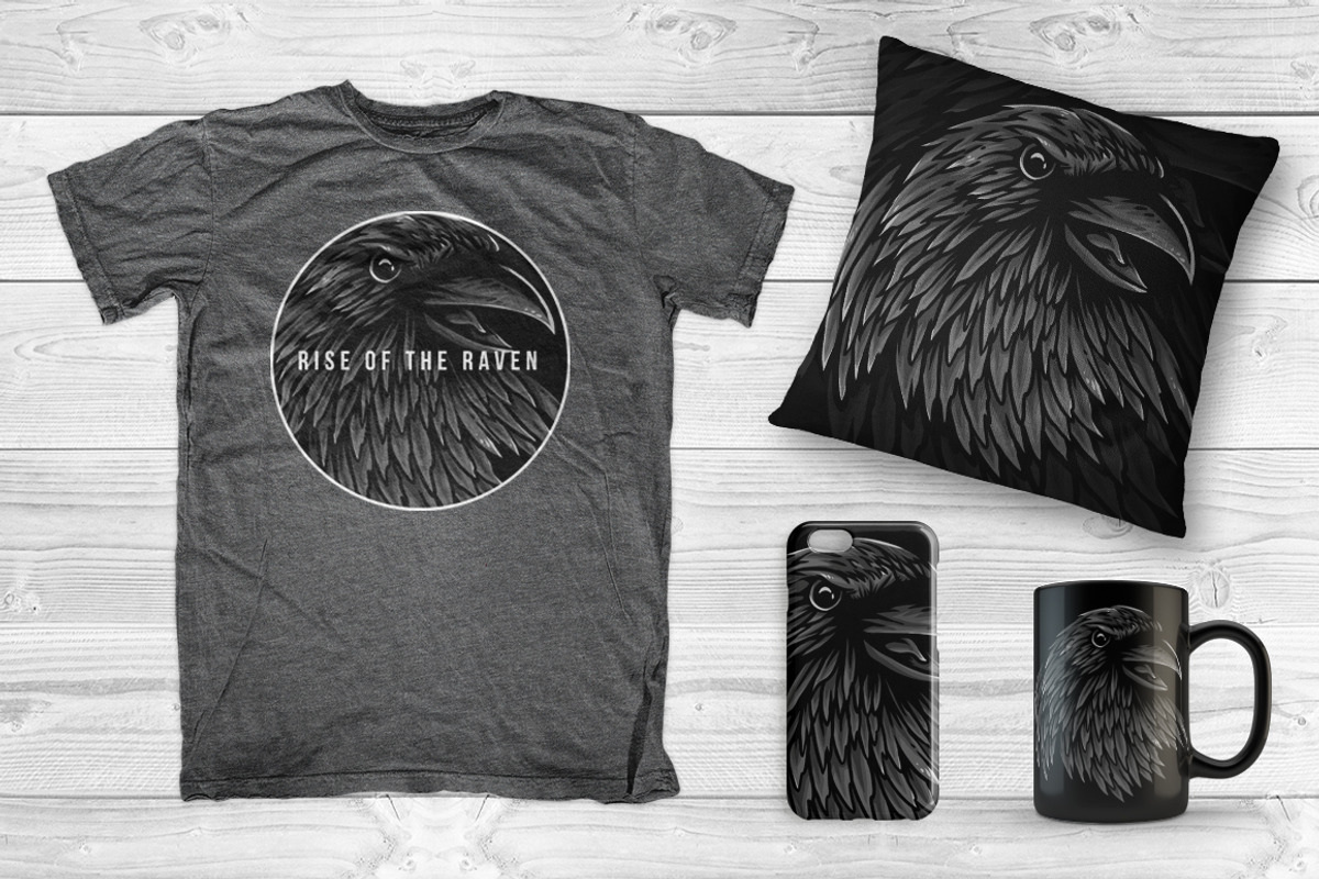 Rise Of The Raven, an Animal Illustration by TSV Art Collective (Photo 2 of 3)