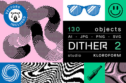 Dither 2, an Object Graphic by kloroform