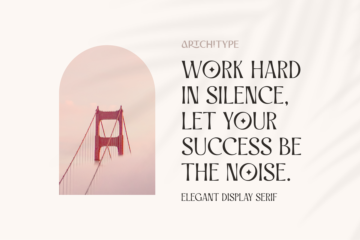 Saqirah - Elegant Display Serif, a Serif Font by Artchitype Studio (Photo 4 of 16)
