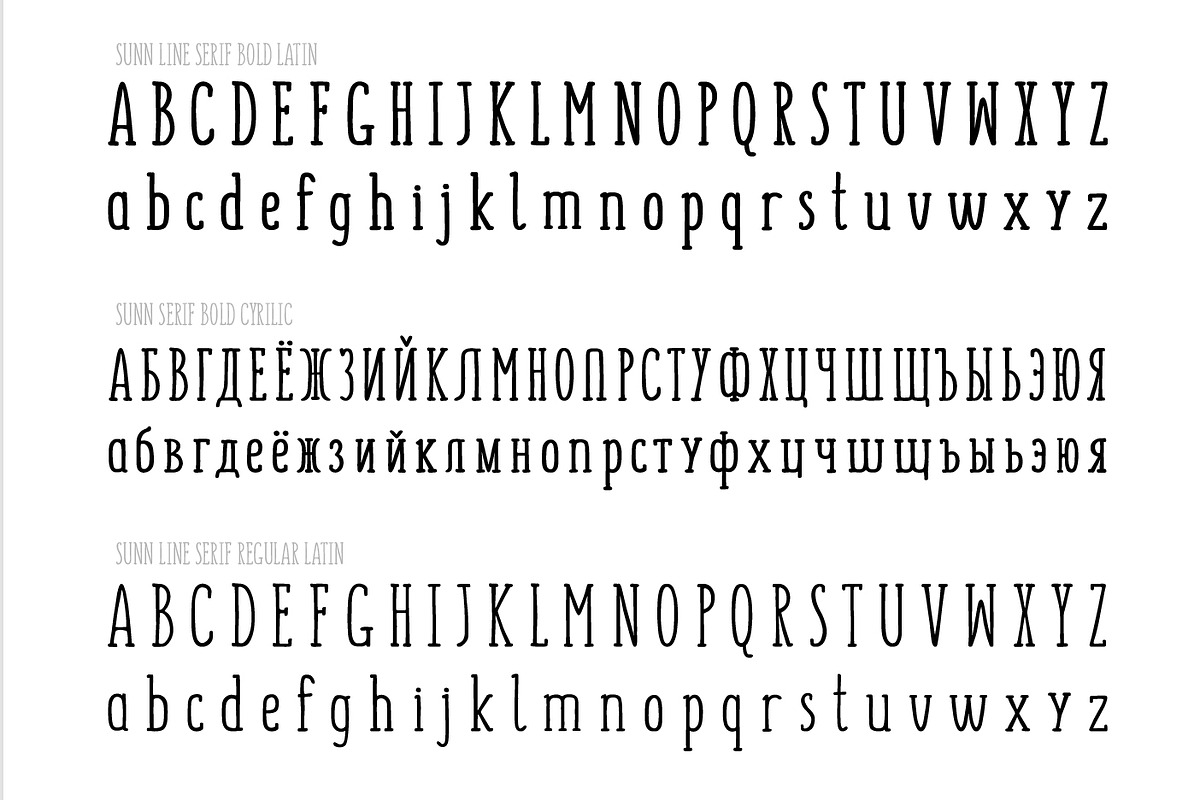 SUNN Serif Extended Font, a Font by Wild Ones (Photo 2 of 7)