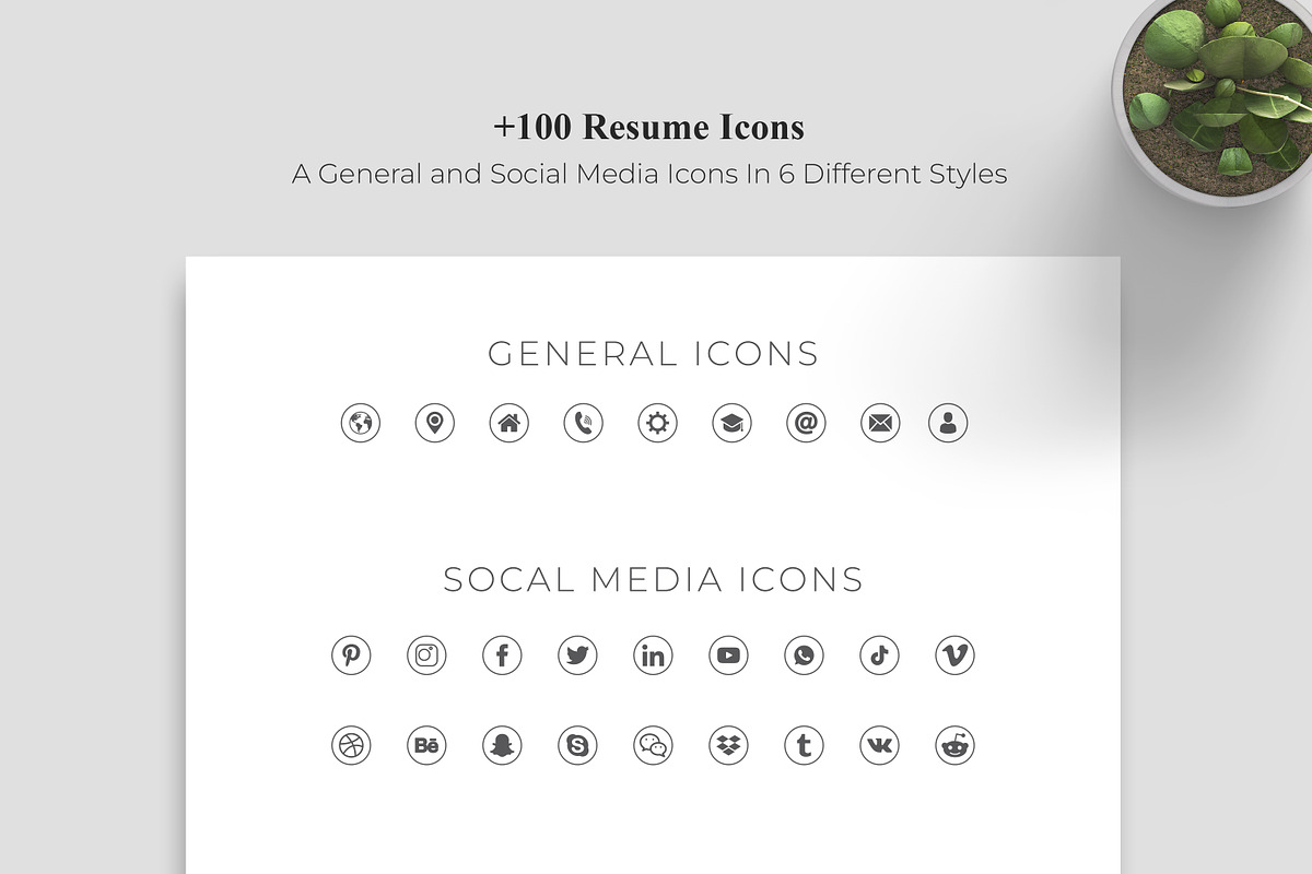 Resume/CV Template | Canva & Word, a Resume Template by CreativeZoom (Photo 8 of 9)