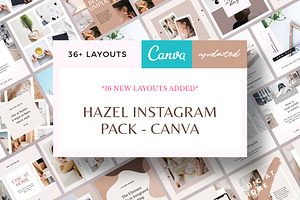 Hazel Instagram Pack - Canva