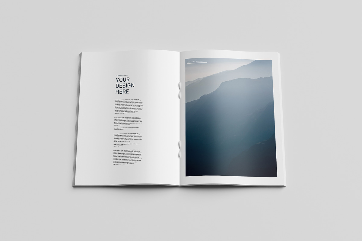 catalog/magazine mock-up, a Magazine Template by Graphic_world89 (Photo 6 of 7)