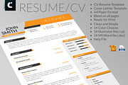 Dynamic CV-Resume and Cover Letter, a Resume Template by Chere