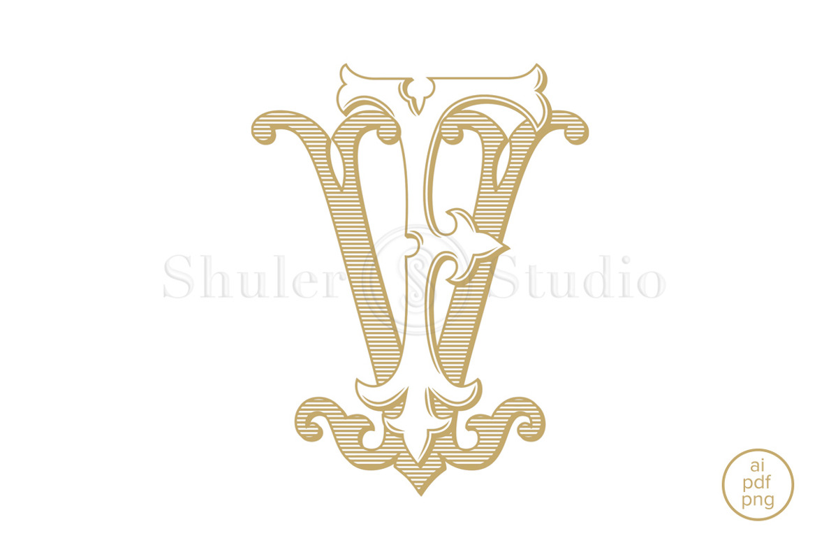 FV Monogram VF Monogram, a Branding & Logo Template by Shuler Studio (Photo 2 of 6)
