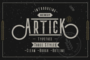 Artick, a Font by Heroglyphs Studio