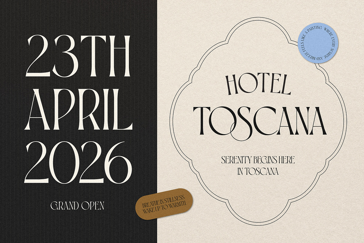 BD PHOSERINÉ | Display Serif, a Serif Font by Brandear Design (Photo 5 of 23)