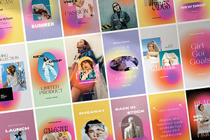 Gradienta - Canva Instagram Pack