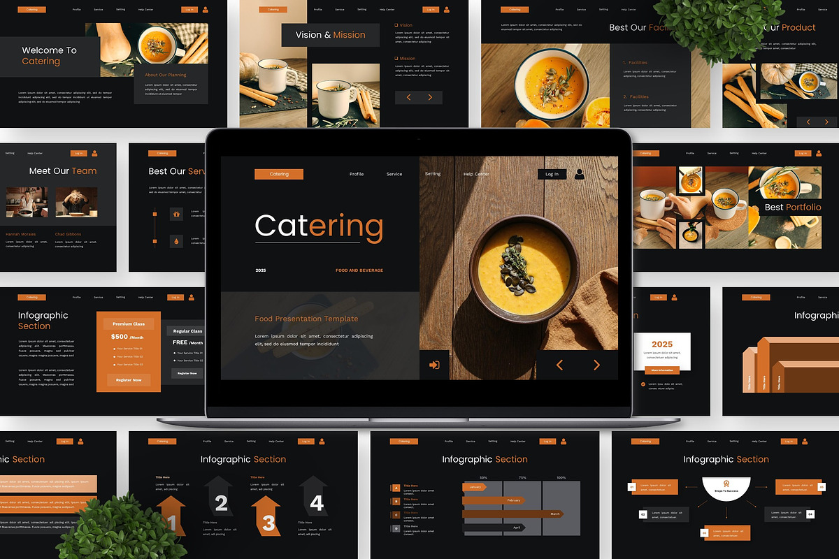 Catering - Food Keynote, a Presentation Template by Deepslide Studio (Photo 5 of 6)