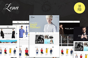 Lena - Fashion eCommerce PSD