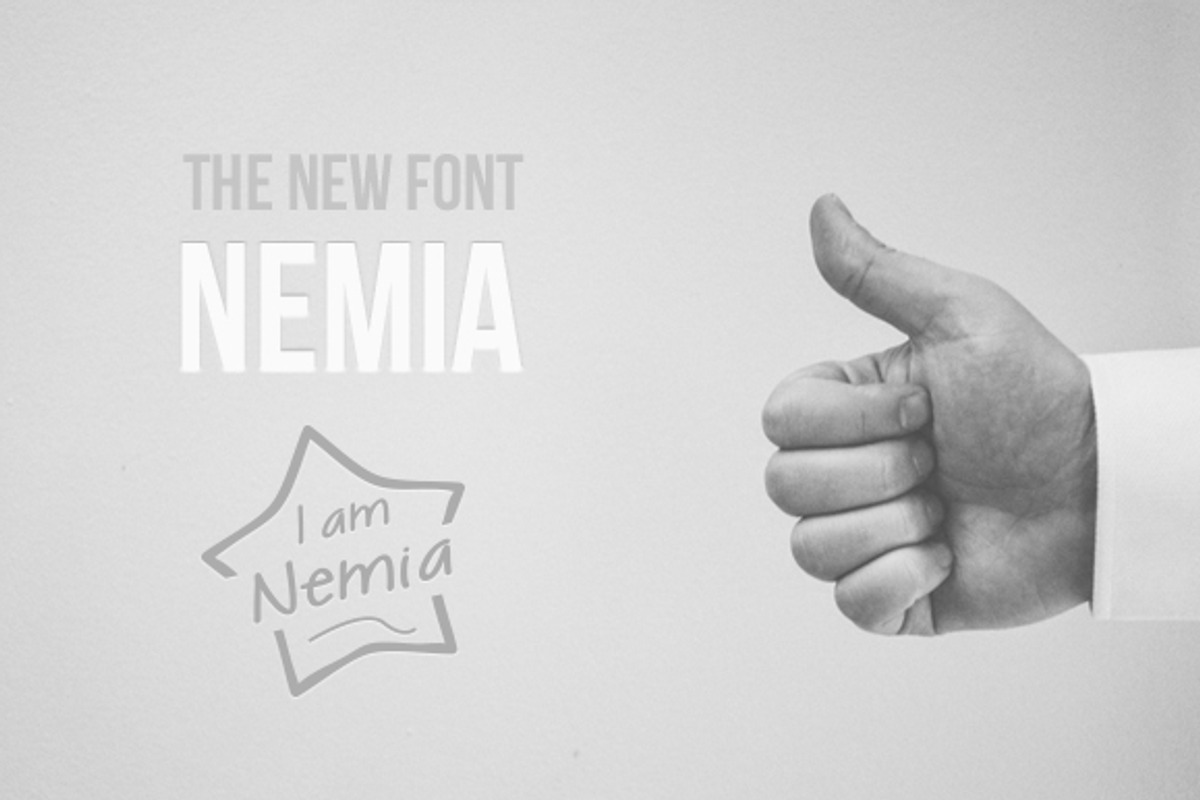Nemia Font preview 3