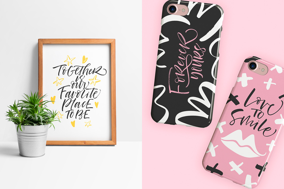 Love lettering collection., a Decorative Illustration by Asya Mix (Photo 8 of 11)