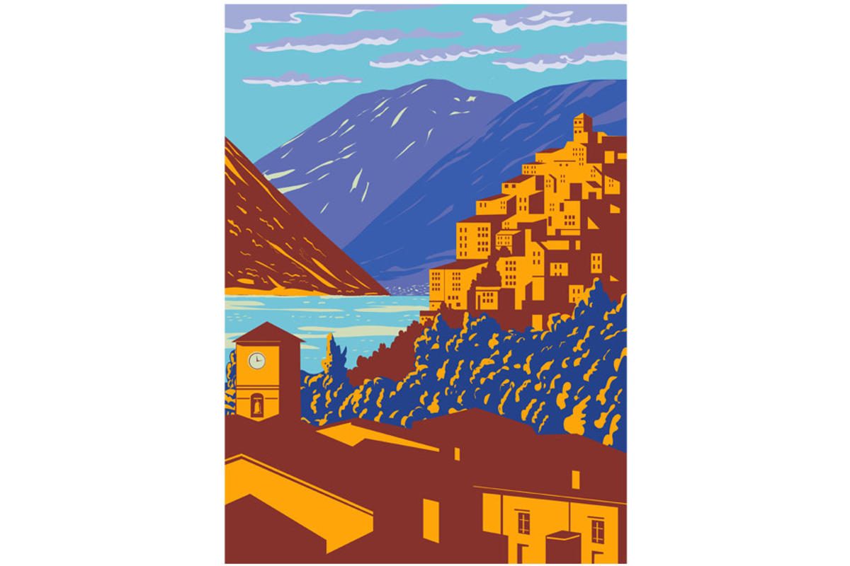 Abruzzo Lazio Molise National Park, an Illustration by patrimonio