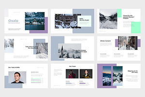 Oxalo : Winter Theme Google Slides