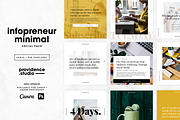 Infopreneur Minimal Social Pack, a Social Media Template by Providence Studio (Thumbnail 1 of 5)