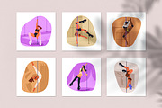 Pole dancers perform sexy dance set, a Sport Illustration by Good Studio (Thumbnail 12 of 12)