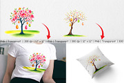 Tree with Eggs Clipart, a Graphic by Artnoy (Thumbnail 3 of 5)