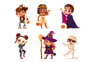 Kids Halloween party children, a Person Illustration by Buch&Bee