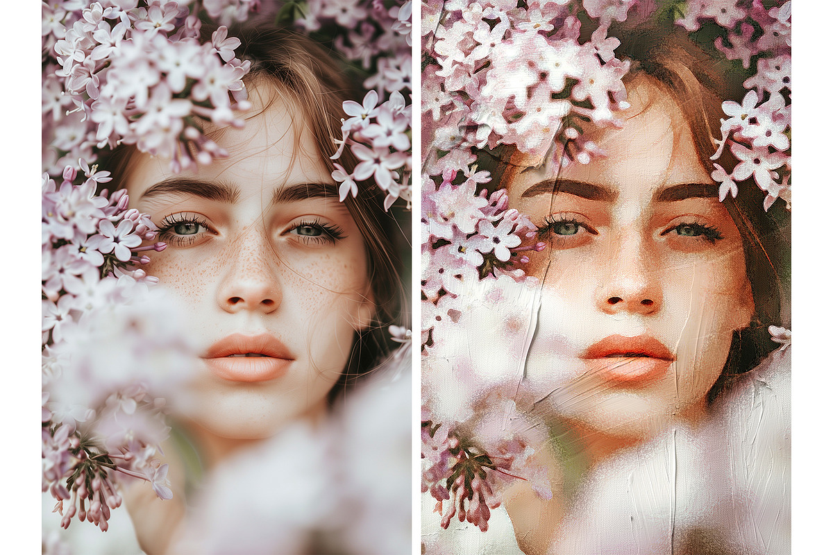Oil Painting Photo Effect Photoshop, a Layer Style Add-On by McLittle Stock (Photo 3 of 4)